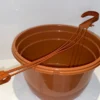 Pack of 2 Hanging pots 20cm Terracotta - Image 3