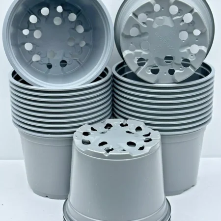 9cm Pack of 25 Round Plastic Plant Pots,
