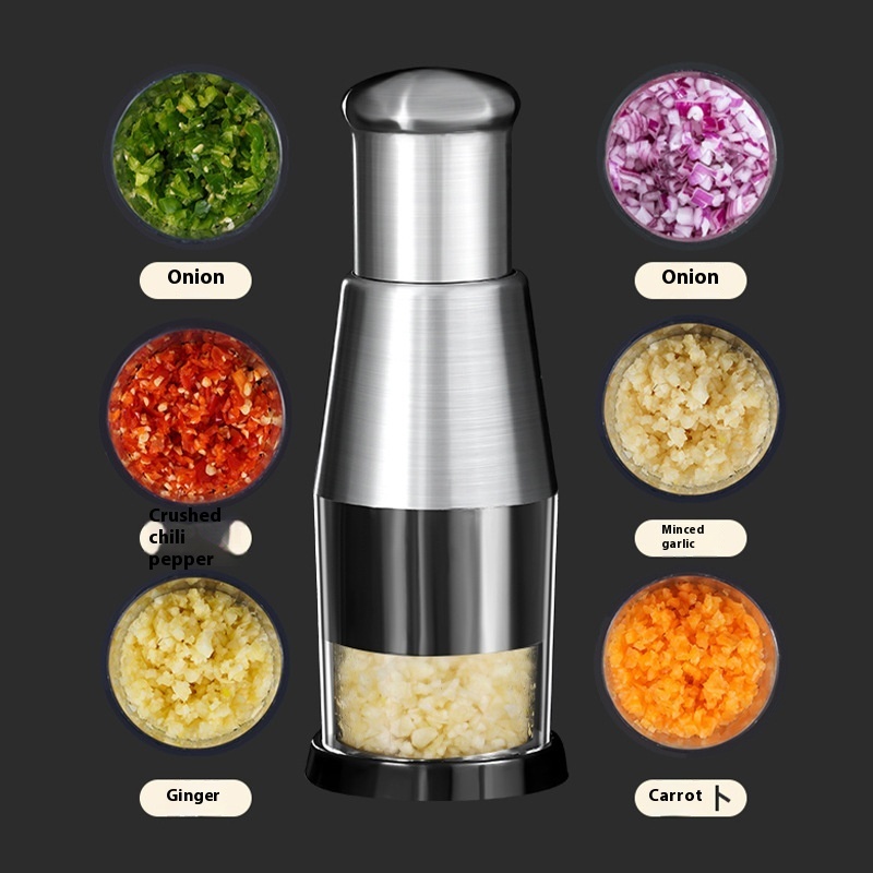 Garlic Crusher Onion Chopper Multipeler Vegetables Chopper Manual Garlic Press Machine Garlic Squeezer Kitchen Gadget - Image 8